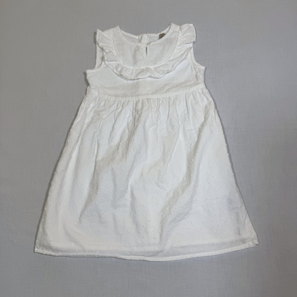 Old Navy White Ruffle Kids Dress